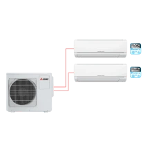 MITSUBISHI ELECTRIC MSZ-HJ25VA ER1 + MSZ-HJ50VA ER1 / MXZ-3HJ50VA ER1 мульти сплит-система