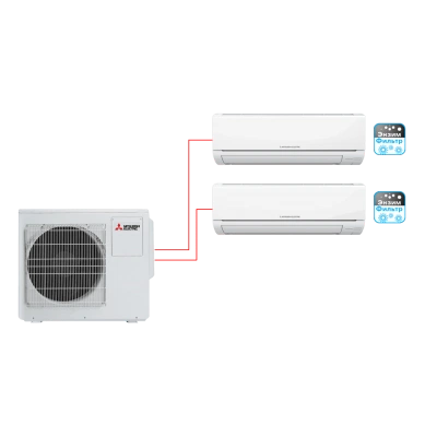 MITSUBISHI ELECTRIC MSZ-HJ25VA ER1 + MSZ-HJ50VA ER1 / MXZ-3HJ50VA ER1 мульти сплит-система MITSUBISHI ELECTRIC MSZ-HJ25VA ER1 + MSZ-HJ50VA ER1 / MXZ-3HJ50VA ER1 мульти сплит-система