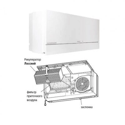 MITSUBISHI ELECTRIC VL-100EU5-E (с рекуперацией) MITSUBISHI ELECTRIC VL-100EU5-E (с рекуперацией)
